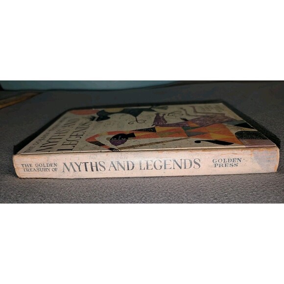 Vintage 1959 Golden Treasury of Myths & Legends Deluxe Edition Illustrated HC - Picture 5 of 14